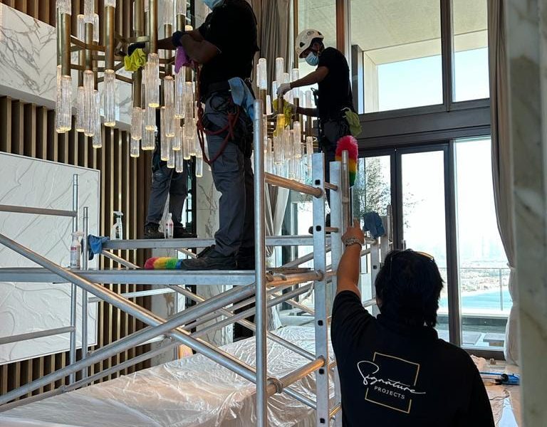 How Professional Chandelier Cleaners Protect Expensive Fixtures